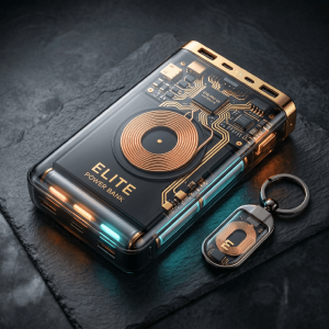 Aurora Glassmorphism Power Bank
