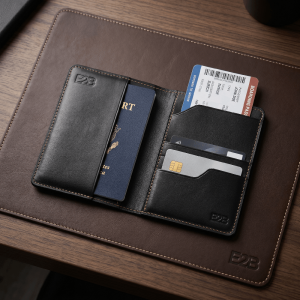 Luxury Leather Passport Wallet